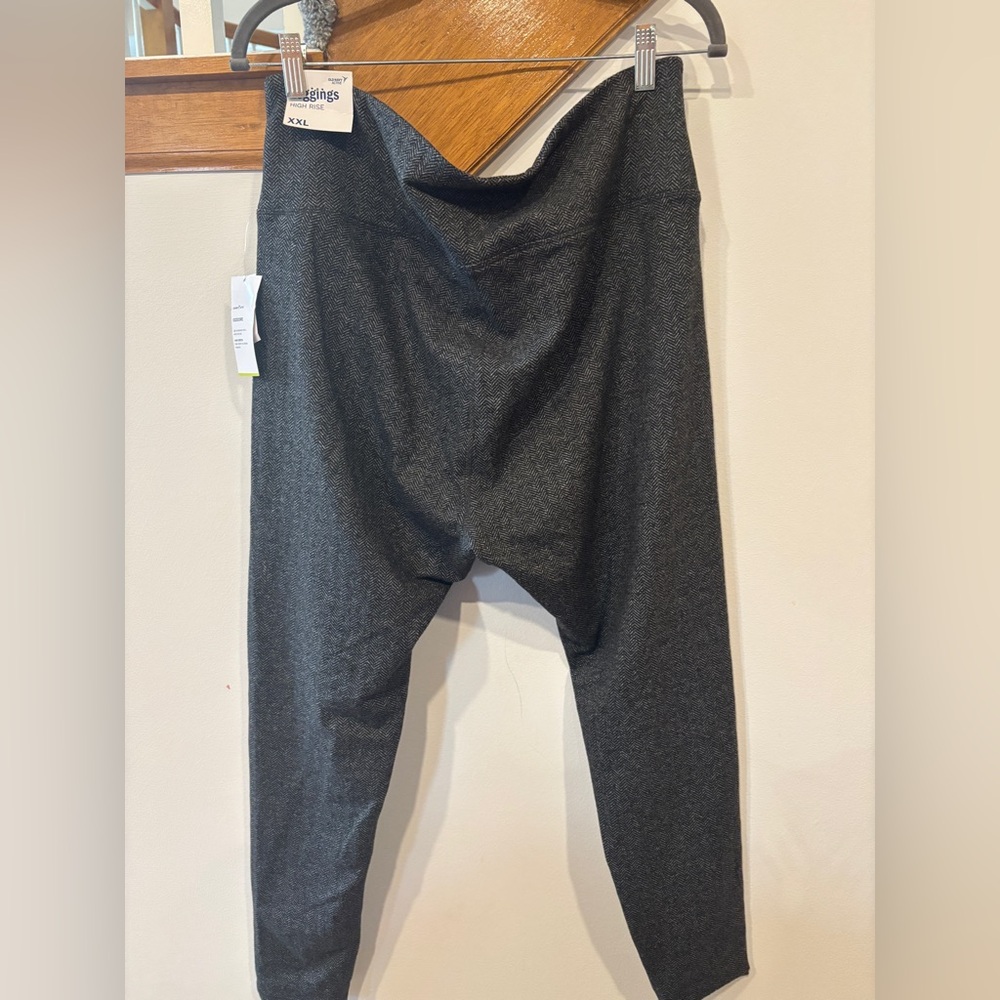 NWT Old Navy Active Highwaisted Cozecore Legging Herringbone - Women’s XXL - Picture 5 of 5